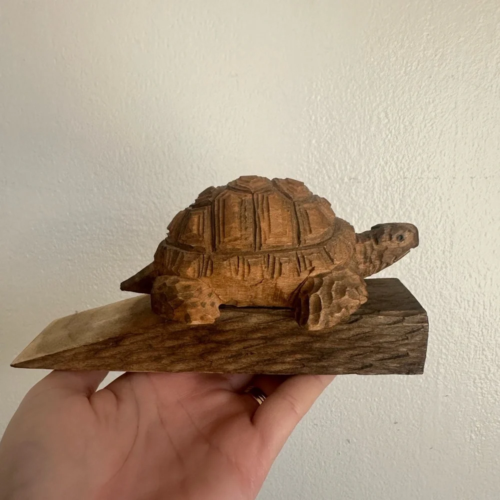 Brown Tortoise Door Stopper